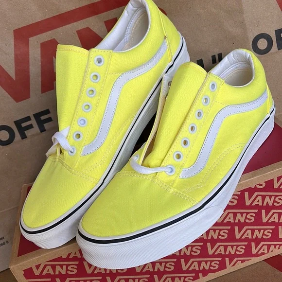 Vans Old Skool Neon Lemon Tonic/True White WMNS sneakers - Picture 1 of 16